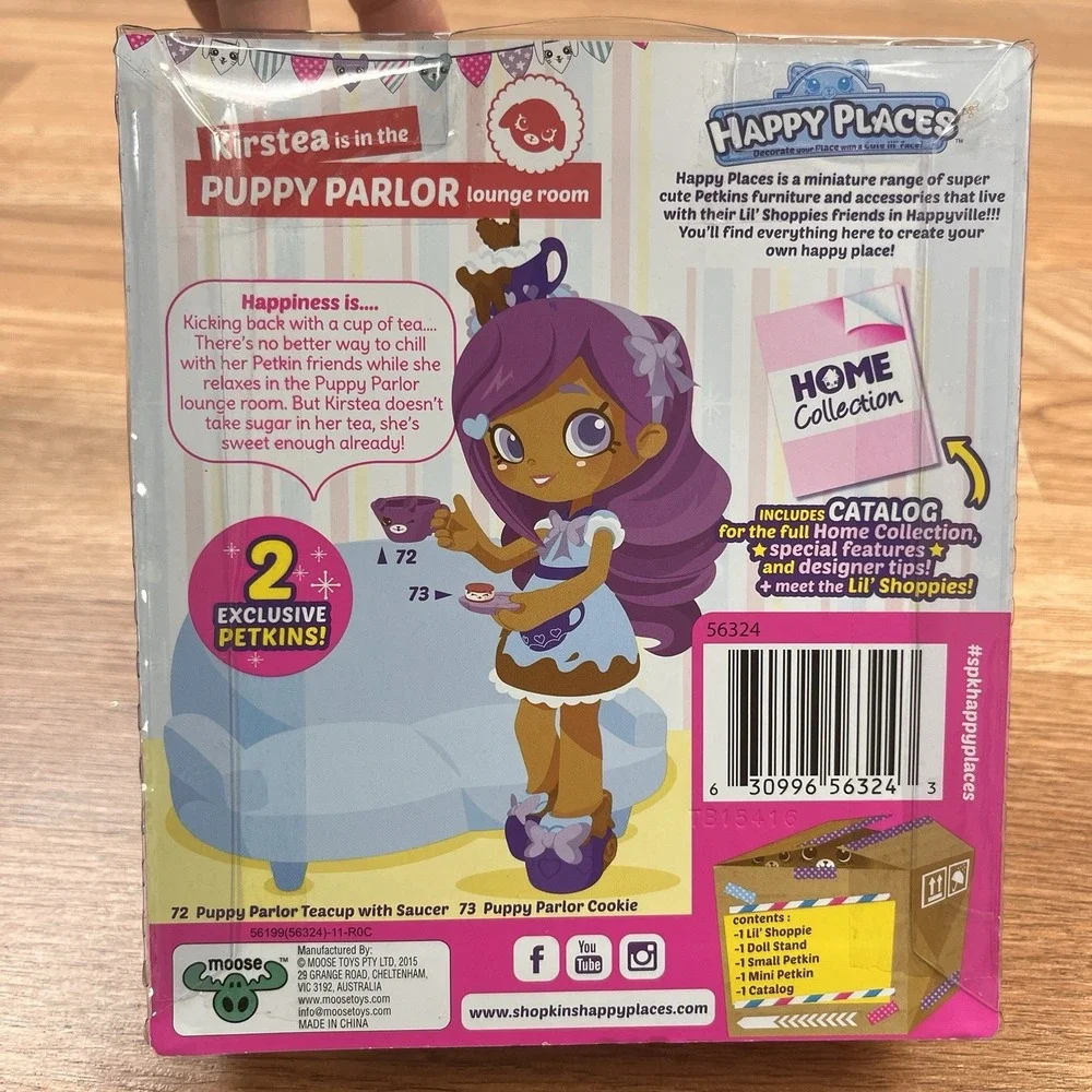 Shopkins Happy Places Puppy‎ Parlor Kirstea NEW
